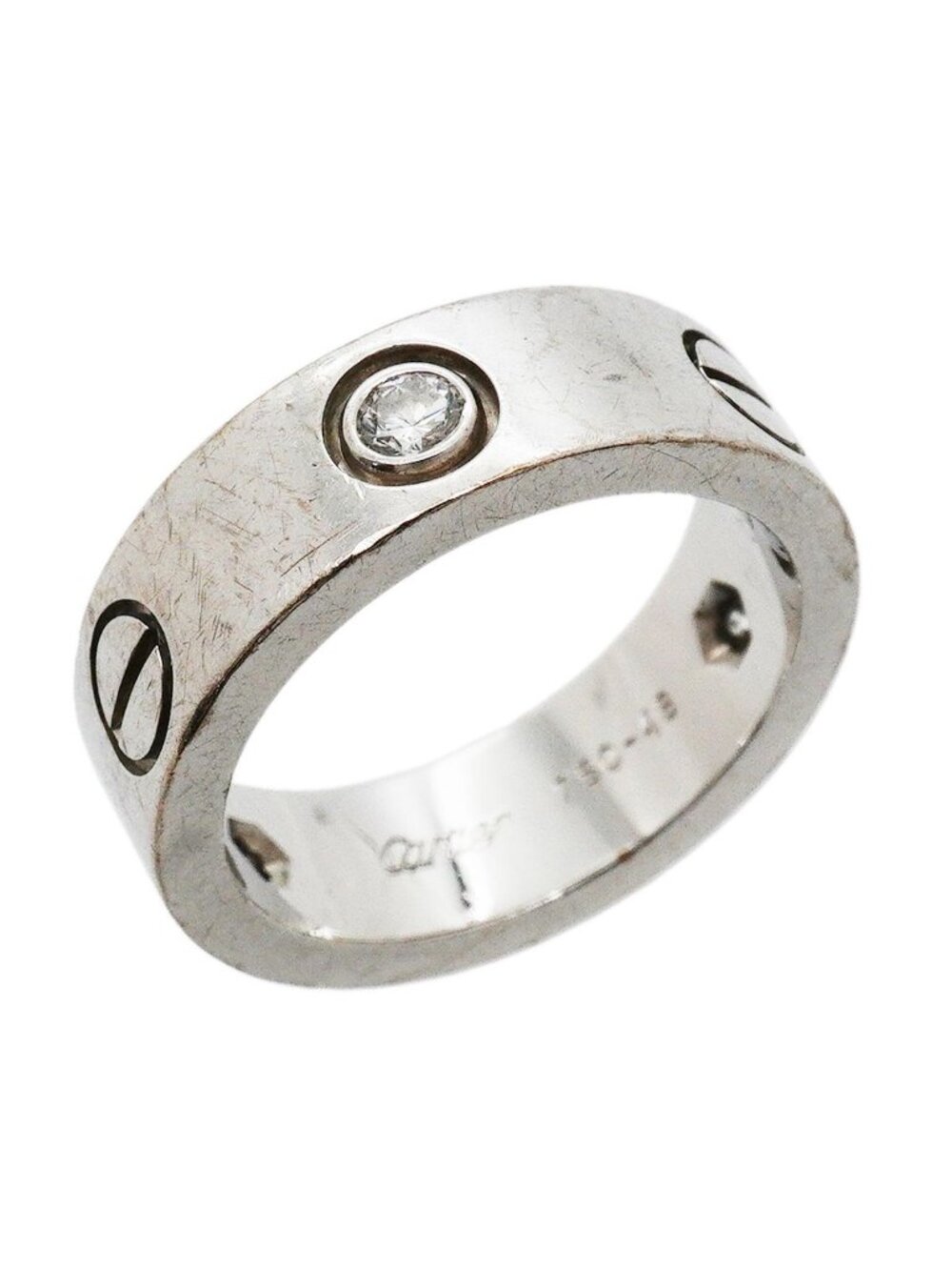 Cartier Ring Love White Gold Diamond
